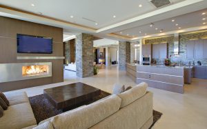 open plan home