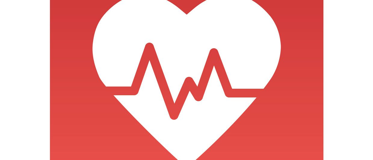 health heart with pulse